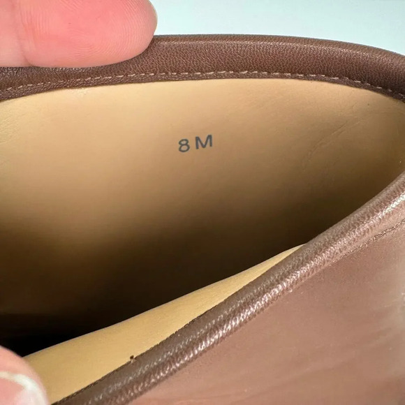 Coach Gabi Bootie Brown Leather Rounded Toe Ankle Boots Fall Chic Classic Size 8 - Picture 8 of 8